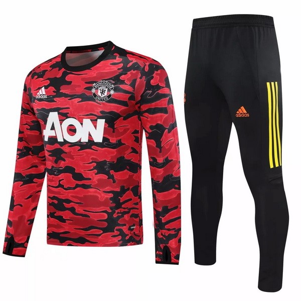 Tuta Calcio Manchester United 20/21 II Rosso Nero